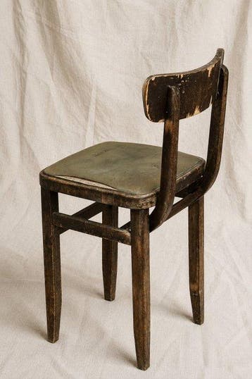 Pre war austria - Stoel - Hout, Kersenhout - Opvouwbare