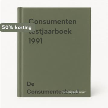 Consumenten testjaarboek 1991 - De Consumentenbond, Verzenden, Gelezen, De Consumentenbond