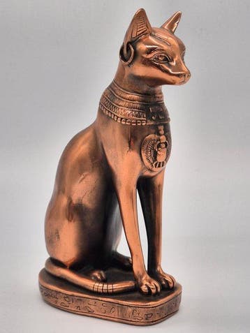 Ägyptische Bastet Katze – Dekorative Skulptur im antiken