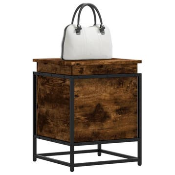 vidaXL Opbergbox met deksel 40x40x51,5 cm bewerkt hout, Verzenden, Nieuw