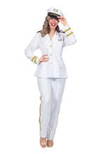 Luxe Navy Officier Kostuum Wit Dames, Ophalen of Verzenden, Nieuw