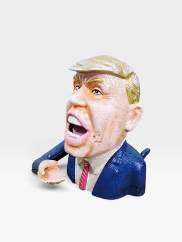 Spaarpot - Gietijzer - Donald Trump