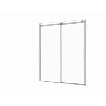 Douchewand met schuifdeur 160x200cm 8mm Nano glas chroom, Verzenden, Nieuw