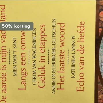 Aarde mijn vaderland / omweg / enz / Gouden vijf / 7, Verzenden, Gelezen, Mien van 't Sant