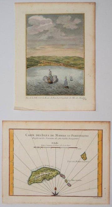 Portugal - Madeira & Funchal; Bellin - CARTE DES ISLES DE, Nieuw