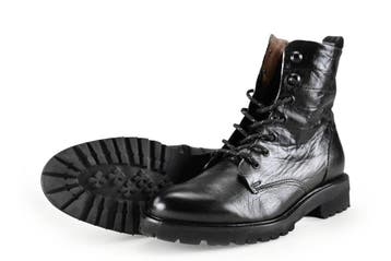 Piedi Nudi Veterboots in maat 38 Zwart, Kleding | Dames, Verzenden, Zwart, Overige typen, Zo goed als nieuw