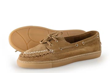 Manfield Bootschoenen in maat 40 Beige, Verzenden, Beige, Zo goed als nieuw, Manfield