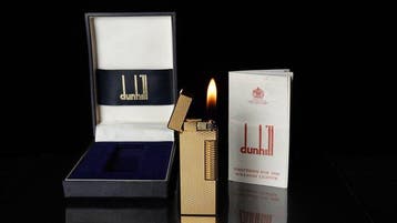 Dunill - Basket Pattern Rollagas Lighter - Zonder, Nieuw