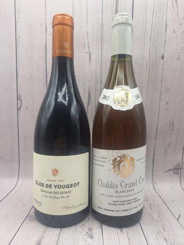 2019 Edouard Delaunay Clos De Vougeot & Domaine Guy Robin et, Nieuw