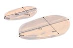 Stevige set van 2 dienbladen AMAZONAS 56cm serveerplank met, Huis en Inrichting, Ophalen of Verzenden, Nieuw