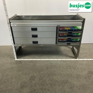 Aluca bedrijfswageninrichting 1500x529x950mm (3171), Ophalen of Verzenden