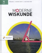 Moderne Wiskunde deel a vwo 1 2022-20223 leerboek, Verzenden, Zo goed als nieuw