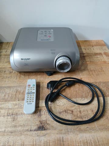 Sharp XR-10X beamer, zilver, inclusief (rol)koffer, Ophalen