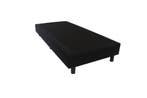 Budget Boxspring zwart 90x200 Losse Boxspring zonder matras, Verzenden, Nieuw, Matras