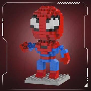 Marvel Superheld Bouwstenen Set: Deadpool, Spider-Man, Iron, Verzenden, Nieuw