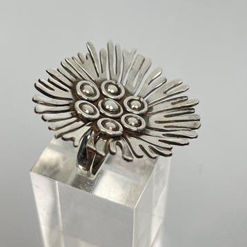 Zilver - Ring - Bloemontwerpverklaring
