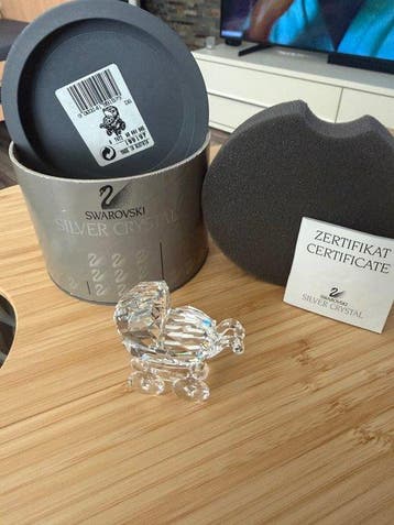 Swarovski - Figuur - Pram - 199197 - Box + Certificate -