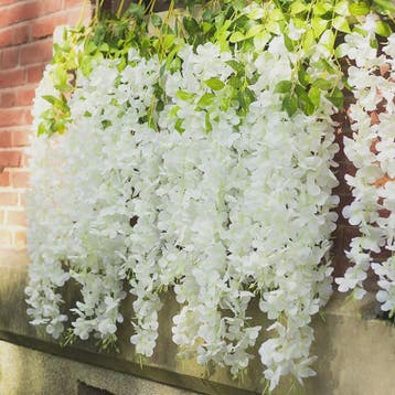 24x Kunst Wisteria Bloemen Slirang - Hangende Garland voor B, Verzenden, Nieuw