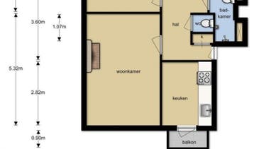 Te Huur 3 Kamer Appartement Brigantijnstraat In Rotterdam, Huizen en Kamers, Rotterdam, Direct bij eigenaar, Appartement, Rotterdam