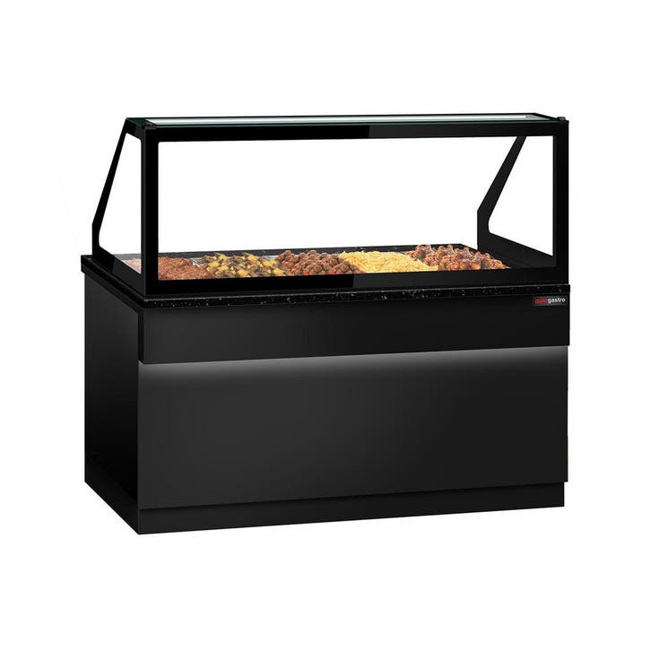 GGM Gastro | Warm buffet TORONTO - 1800mm - zwart front - |, Zakelijke goederen, Horeca | Meubilair en Inrichting, Nieuw in verpakking