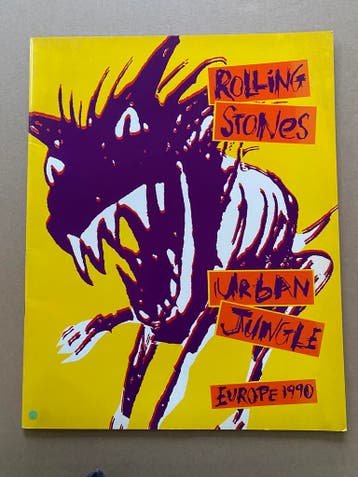 Rolling Stones - Urban Jungle Europe 1990 - Tour Book, Verzamelen, Ophalen of Verzenden, Zo goed als nieuw