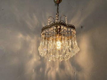 Lamp - Vintage plafondlamp – klassieke stijl met bronzen