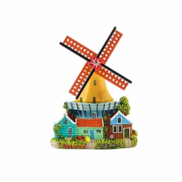 Magneet Stellingmolen met gele kap 7927, Ophalen of Verzenden, Nieuw