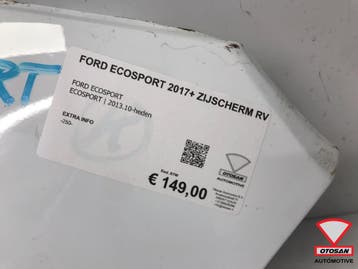 Ford Ecosport 2017+ Zijscherm Spatbord Rechts Voor Origineel, Ophalen, Gebruikt, Voor, Ford
