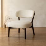 Fauteuil Mikky bruin - beige Moon, Ophalen of Verzenden, Nieuw