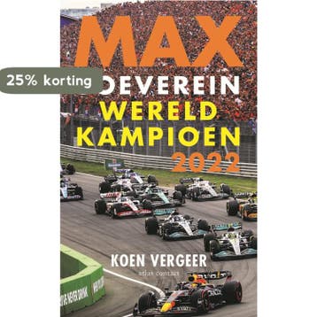 Max soeverein wereldkampioen 2022 - Koen Vergeer, Verzenden, Zo goed als nieuw, Koen Vergeer