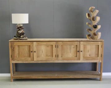Sidetable met deuren -  200 cmSidetables, Huis en Inrichting, Ophalen of Verzenden, Nieuw