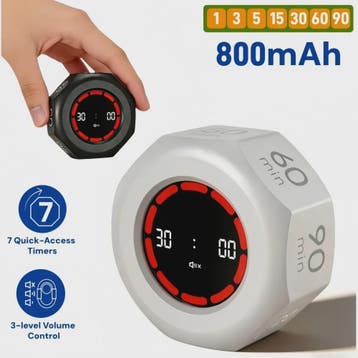 Visuele Flip Timer Kubus met LED Scherm & Gravity Sensor - T, Sport en Fitness, Verzenden, Nieuw