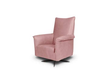 Fauteuil Viola - fauteuils - Roze, Nieuw, Leer