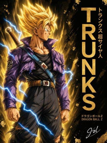 JZL - [XL] Future Trunks – Golden Saiyan Legacy (Elite Z, Nieuw