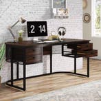 Groot Directiebureau met 4 Lades – 160 cm Industrieel Design, Verzenden, Nieuw