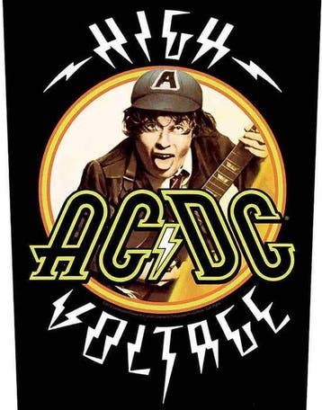 AC/DC - High Voltage - Backpatch officiële merchandise, Ophalen of Verzenden, Nieuw, Kleding