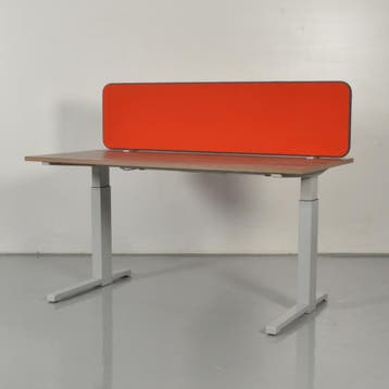 Scheidingswand Officenow - Rood - Grijs - 40,5 x 158,5 cm, Ophalen of Verzenden, Nieuw in verpakking