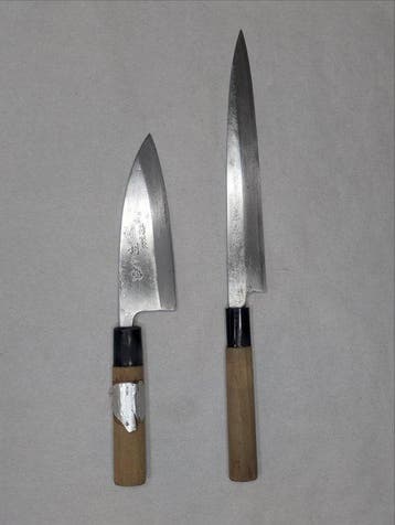 Keukenmes - Staal, Hout - Japan - Traditionele Japanse