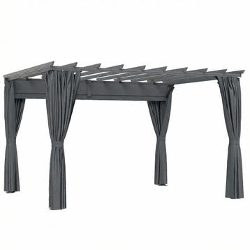Pergola Ca. 3,6x3 M Tuinpaviljoen Terrasoverkapping Van Alum, Verzenden