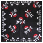 Merkloos - Bandana - Hoofddoek - Sjaal - Skull / Schedel -, Verzenden, Nieuw