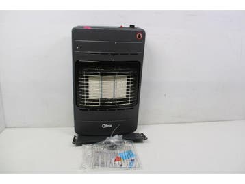 Qlima GH 342 RV - Gaskachel - Opvouwbaar - Zwart, Doe-het-zelf en Verbouw, Verwarming en Radiatoren, Verzenden, Zo goed als nieuw