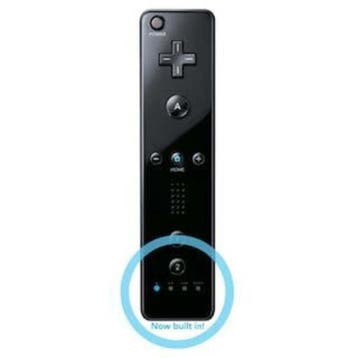 Wii Controller / Remote Zwart (Third Party), Spelcomputers en Games, Ophalen of Verzenden, Zo goed als nieuw