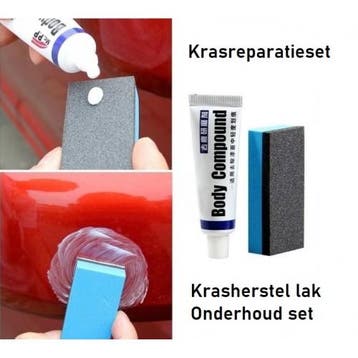 Krasherstel - lak Onderhoud set, Verzenden, Nieuw