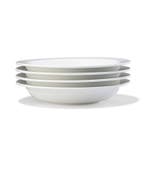 HEMA Diep bord Ø22.5cm Alledag porselein wit - 4 stuks, Huis en Inrichting, Keuken | Servies, Verzenden, Nieuw