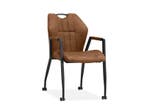 Eetkamerstoel Point - eetkamerstoelen - Cognac, Huis en Inrichting, Stoelen, Nieuw, Overige materialen