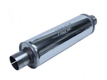 Demper 63mm rond 125mm, 420mm lang RVS Simons Slim, Ophalen of Verzenden, Nieuw