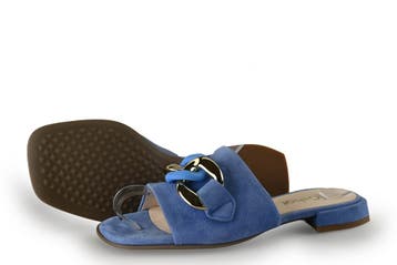 Gabor Muiltjes in maat 41½ Blauw, Overige typen, Gabor, Zo goed als nieuw, Verzenden