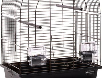 Vogelkooi Klara 1 Brons/Zwart – Binnenkooi voor parkieten., Verzenden, Nieuw, Metaal, Vogelkooi