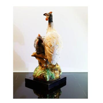 sculptuur, Gruppo scultoreo in ceramica smaltata policroma