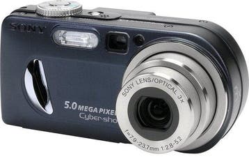 Sony Cyber-shot DSC-P120 Digitale Compact Camera - Blauw, Verzenden, Zo goed als nieuw